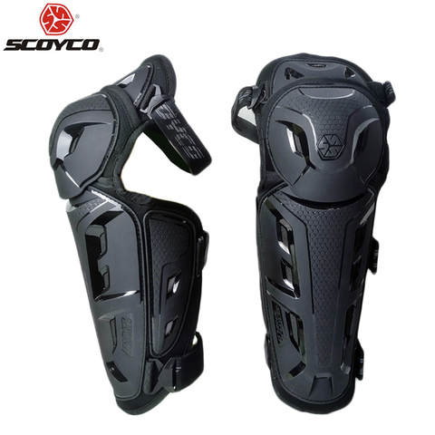 SCOYCO Motorcycle Knee&Elbow Guard 4 pcs TPU Shell Protection Shin Protector Safe Cycling Racing Extreme Sport Equipment,K26H26 ► Photo 1/1