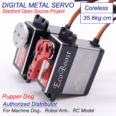 JX CLS6336HV 36kg  Coreless 7.4v High Voltage Metal Gears Standard Digital Servo For Stanford Pupper Machine Dog Robot Arm Model ► Photo 1/6