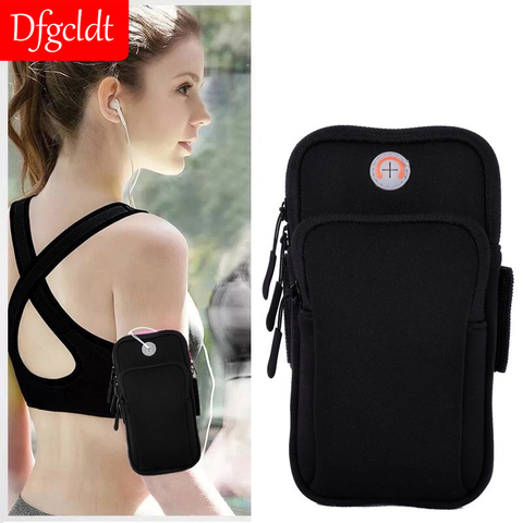 Running Bag Phone Armband Sport Case On Wrist Cover Universal Brassard  Telephone Smartphone Arm Holder Gym Outdoor Exercise Case