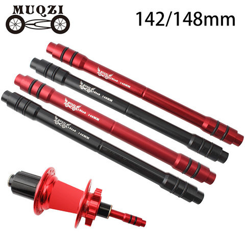 MUQZI Mountain Bike Hub Drum Hub Axis Conversion 12 To 9MM Quick-Change 142mm/148mm  Conversion Axis Seat Aluminum alloy ► Photo 1/6