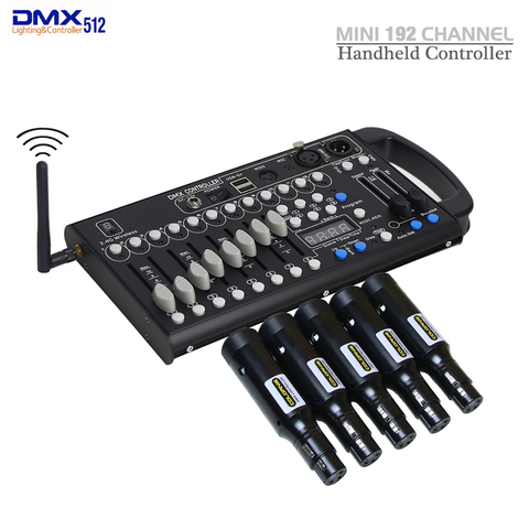 2022 Mini DMX Controller 192 Channels DMX Console Stage Lighting Controller DMX-512 Moving Head DJ Show Led Par Controller ► Photo 1/6