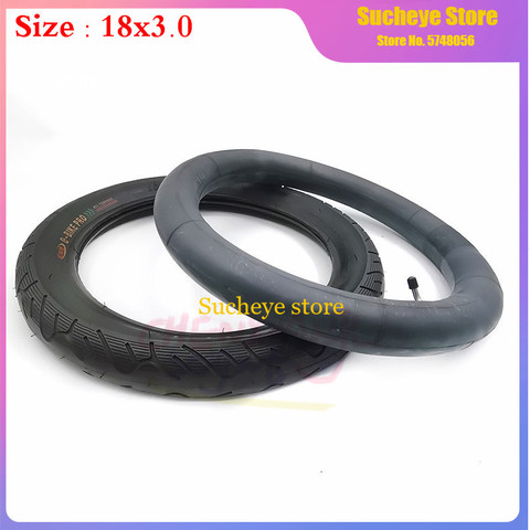 18*3.0 Outer Tyre Inner Tube 18x3.0 Off-road Tire 76-355 Tube for 18 Inch Electric Vehicle Electric Tricycle Wheel ► Photo 1/6