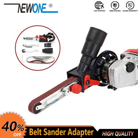 NEWONE M10/M14 Sanding Belt Adapter Attachment Converting 100/115/125mm Electric Angle Grinder to Belt Sander Wood Metal Working ► Photo 1/6