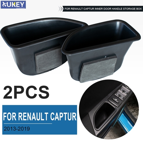 For Renault Captur Kaptur Samsung QM3 Cars Front Doors Handle Box Phone Holder Card Bag Storage Upgrade Accessories Car Styling ► Photo 1/6