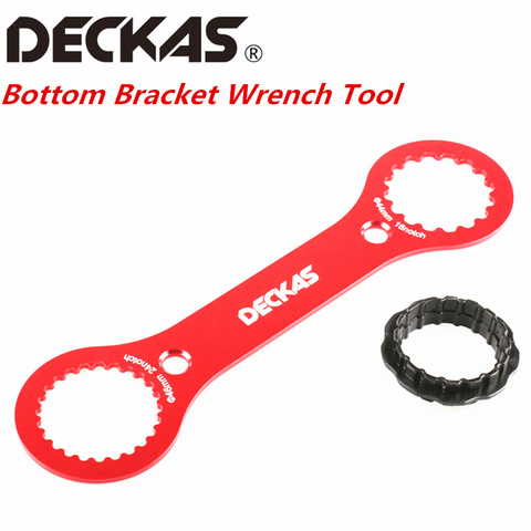 DECKAS Multifunctional BB Wrench Tool DW-018 249*64*3mm Red DUB/TL-FC32 Adaptor Of TL-FC25/TL-FC24 BB Bottom Bracket Repair Tool ► Photo 1/6