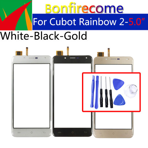 Touchscreen For Cubot Rainbow 2 Touch Screen Digitizer LCD Display Front Glass Panel Sensor Replacement Replacement 5.0 inch ► Photo 1/5