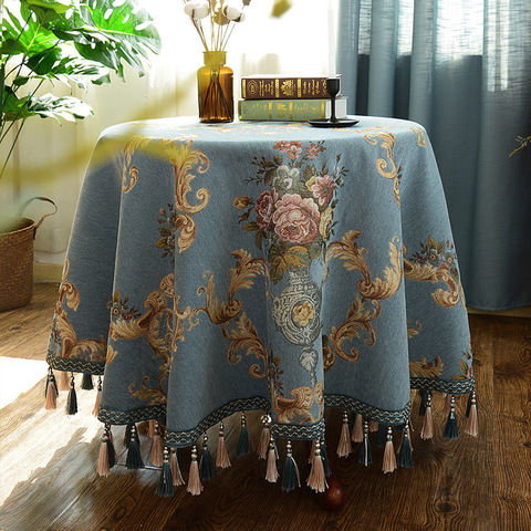 Proud Rose European Chenille Table Cloth Thicken Tablecloths Household Rectangular Cover Cloth Dustproof Custom ► Photo 1/6