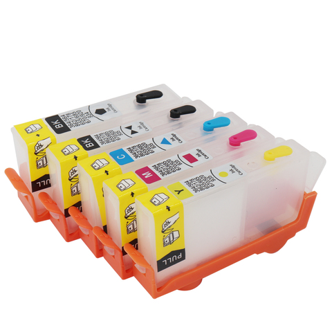 For HP 178 Refillable Ink Cartridge with Chips for HP Photosmart C6380 C6300 C5300 C5383 C5380 C6383 D5460 D5400 D5463 Printers ► Photo 1/6