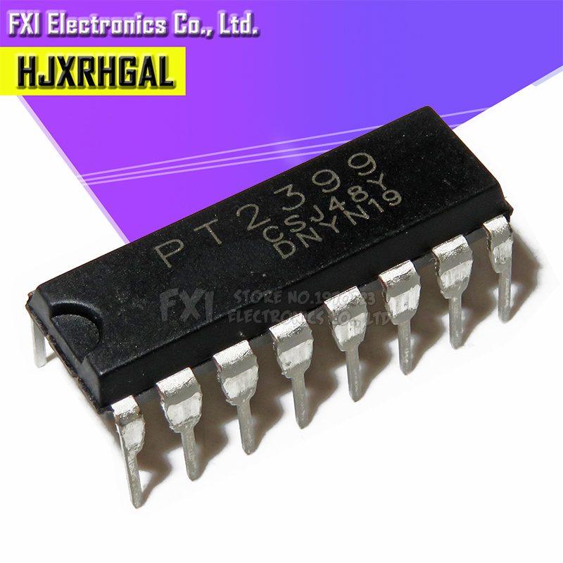 10Pcs DIP PT2399 audio digital reverb circuit DIP-16 NEW 
