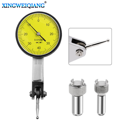 Accurate Dial Gauge Test Indicator Precision Metric with Dovetail Rails Mount 0-4 0.01mm Measuring Instrument Tool ► Photo 1/6