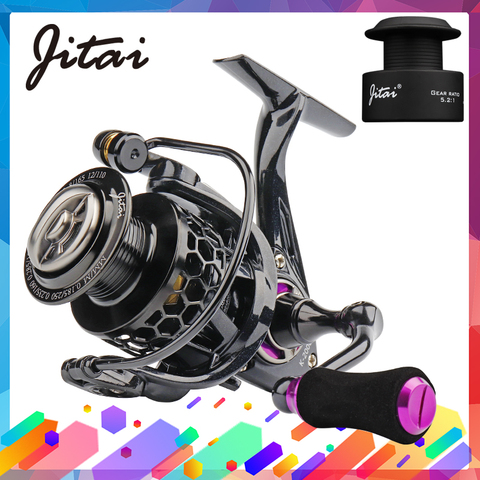 JITAI 2022 Spinning Reel with Free Spool Lightweight CNC Aluminum Spool 10+1BBs Saltwater Wheel Carp Fishing Reels Carretilha ► Photo 1/6
