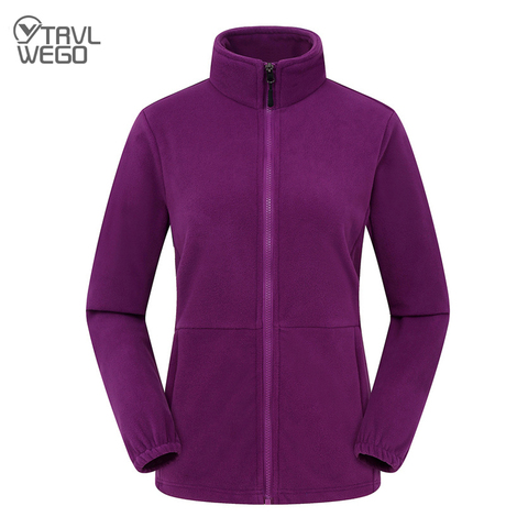 TRVLWEGO Men Women's Fleece Hiking Thermal Jackets Outdoor Sports Climbing Trekking Camping Windbreaker Male Warm Coats ► Photo 1/6