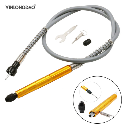 Rotary Grinder Tool Flexible Flex Shaft Fits + 0.3-6.5mm Handpiece For Dremel Style Electric Drill Rotary Tool Accessories ► Photo 1/6