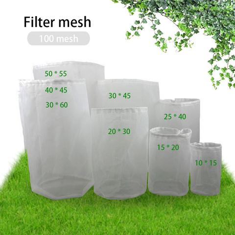 Topselling 8 Sizes Home Beer Brewing Wine Filter Bag Tea Nuts Juice Milk Nylon Net Filter Bag Net Filter Reusable ► Photo 1/6