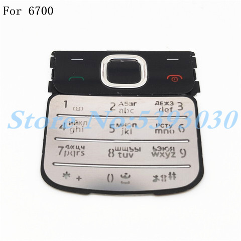 For Nokia 6700 6700C Classic Housing Keypad Mobile Phone 6700C Keyboard Replacement English Or Russian Keypad ► Photo 1/4