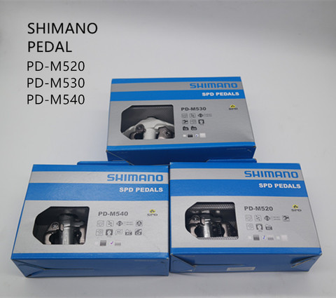 original SHIMANO  PD M520 PD M540 M530 MTB mountain bike bicycle pedals cycle self-locking lock pedal ► Photo 1/1