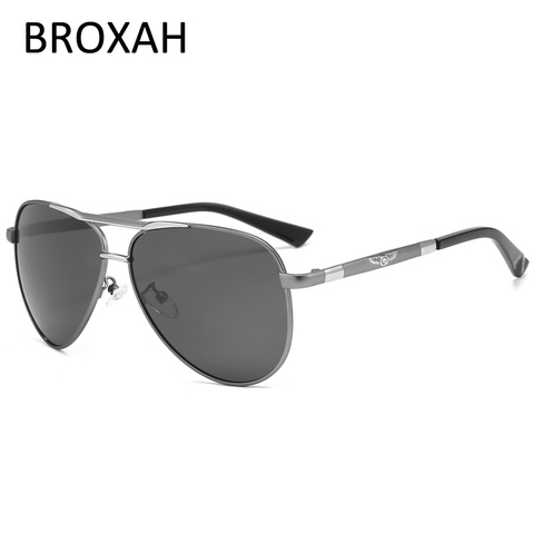 Retro Aviation Sunglasses Men Polarized Brand Designer 2022 Men's Driving Glasses Alloy Frame Sun Glasses for Men With Case ► Photo 1/6