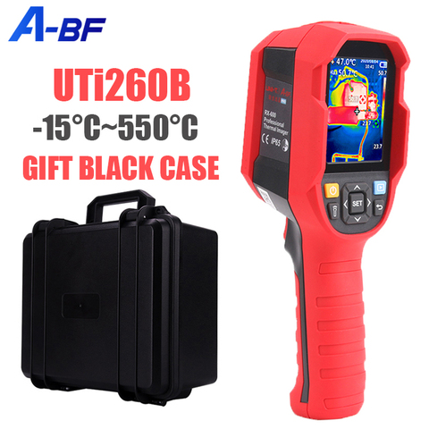 A-BF UNI-T UTi260B RX-600 Infrared Thermal Imager Digital Thermal Imaging Camera Real Time Live Infrared Thermometer -15~550°C ► Photo 1/6