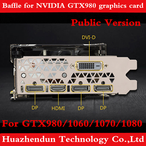 NVIDIA GTX 980 1060 1070 1080 public graphics card bracket full height baffle 1pcs Free shipping ► Photo 1/3