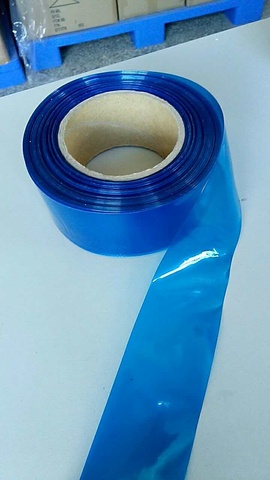 1m Lipo Battery Casing PVC Heat Shrinkable Tube 18650 Wrap Battery Film 32 50 110mm DIY Kits Transparent Blue ► Photo 1/5