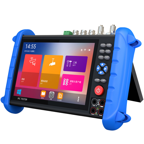 7 Inch HD CCTV Tester Monitor AHD CVI TVI CVBS SDI IP H.265 4K 8MP HDMI In Multimeter TDR Optical fiber VFL ONVIF WIFI POE ► Photo 1/6