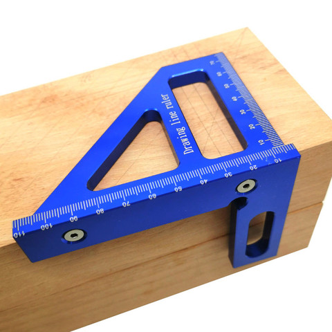 Woodworking Square Protractor Aluminum Alloy Miter Triangle Ruler High Precision Layout Measuring Tool for Engineer Carpenter ► Photo 1/6