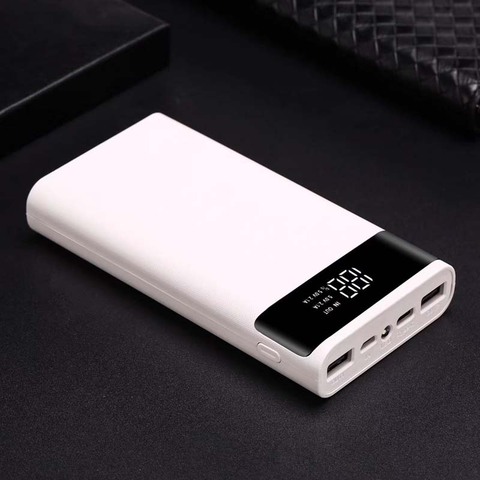 Dual USB Micro USB Type C Power Bank Shell 5V DIY 18650 Battery Case Charge Storage Box Without Battery ► Photo 1/6