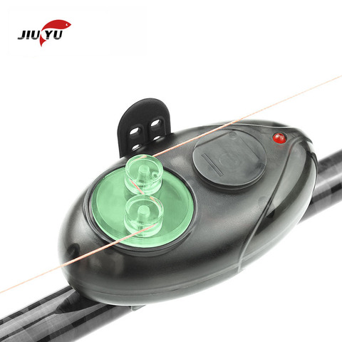 Automatic Fishing rod Bite  Alarm LED Light Indicator Wireless Buffer Black Sound Alarm Carp Night Fishing glow in the dark ► Photo 1/6