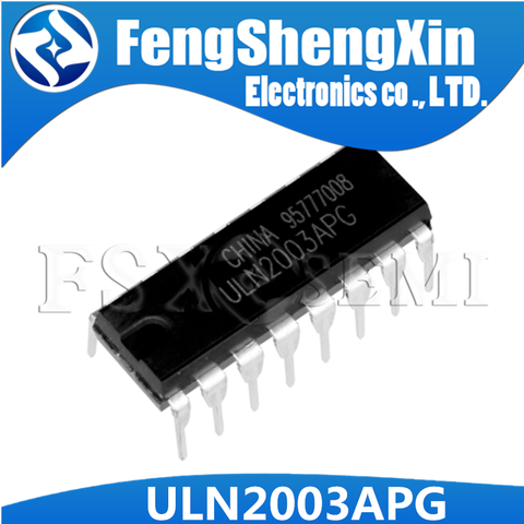 10pcs/lot  ULN2003APG ULN2003 ULN2003AN Darlington Sink Driver IC DIP-16 ► Photo 1/4