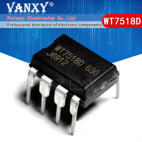 5pcs WT7518D DIP8 WT7518 DIP-8  WT7518D-NG080WT DIP ► Photo 1/2