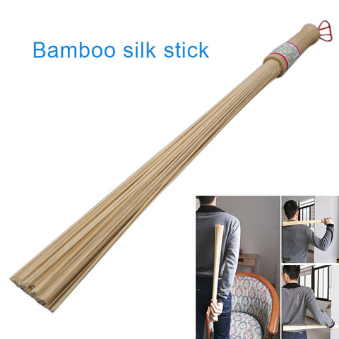 Natural Bamboo Massage Stick Fitness Stick Beat GuaSha Tool Bamboo Broom Relieve Fatigue Body Back Relax Health Care For Old ► Photo 1/6