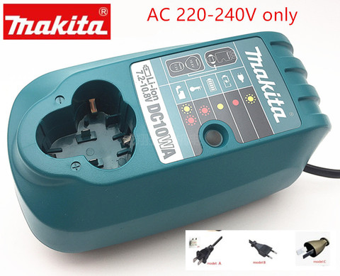 Makita 10.8V 12V Charger DC10WA for BL1013 BL1014  DC10WB  DF030D DF330D DF030DWE TD090D  HP330D HP330Z TD091Z UH200Z ► Photo 1/2