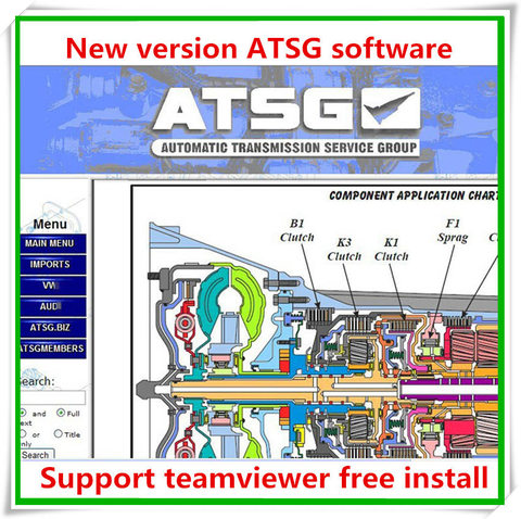 Newest 2017 ATSG software Auto Diagnostic ATSG Software transmission repair manuals ATSG gearbox repair information ► Photo 1/6