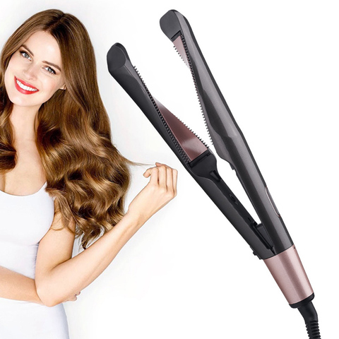 2 in 1 Twist Hair Straightener Curler Ceramic Curling Iron Professional Wet Dry Flat Iron Thermostat Twist Curler Styling Tool ► Photo 1/1