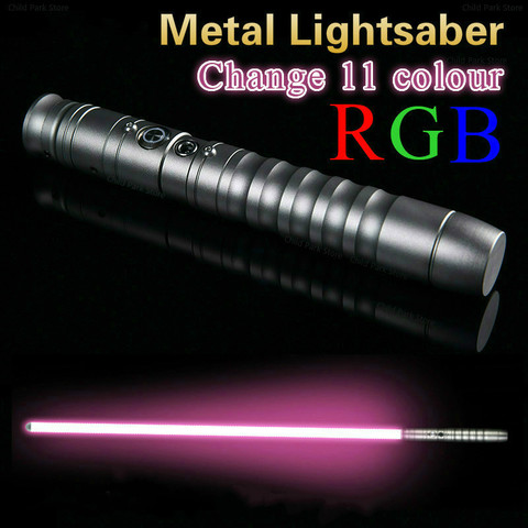 Lightsaber Cosplay Change 11 Colour Luke Light Saber Jedi Sith Laser Force Fx Heavy Dueling Loud Sound 85cm ► Photo 1/6