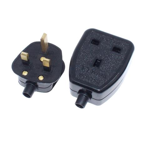 UK British standard power Adaptor detachable female to male socket 16A 250V BS1363/A-Color ► Photo 1/6