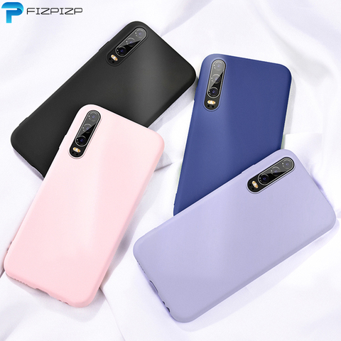 Solid Candy Color Silicone Case For Samsung Galaxy A50 A30 A40 A10 A20 A70 M10 M20 M30 A7 2022 A750 Cases Gel Back Cover Coque ► Photo 1/6