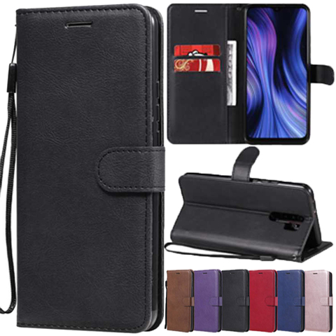 Leather Case For Xiaomi Redmi S2 GO 4A 5Plus 6 8A 9A 9C 10X K20 K30 Pro Note 4X 5 5A 6 7 8 8T 9 9S 9T Pro Flip Wallet Cover Bag ► Photo 1/6