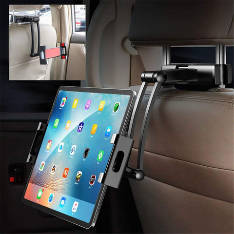 Universal Car Rear Pillow Holder Stand for Ipad 7-13' Tablet 360 Rotation Bracket Back Seat Car Mount Handrest Soporte Tablet ► Photo 1/6