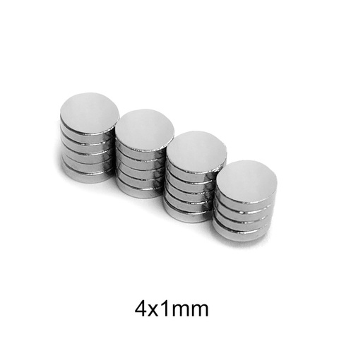 100~5000pcs 4x1 mm Mini Small Magnet 4mmx1mm N35 Neodymium Magnet strong 4x1mm Permanent NdFeB Magnets disc rare earth 4*1 mm ► Photo 1/6