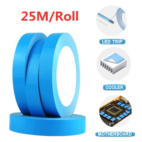 25M/Roll Double-sided Tapes Conductive Adhesive Tape 3/5/8/10/12/15/18/20mm Super Strong Thermal For Chip PCB LED Strip Heatsink ► Photo 1/6