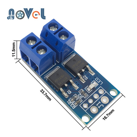 15A 400W MOS FET Trigger Switch Drive Module DC 5V-36V PWM Regulator Control Panel Motor control board ► Photo 1/6