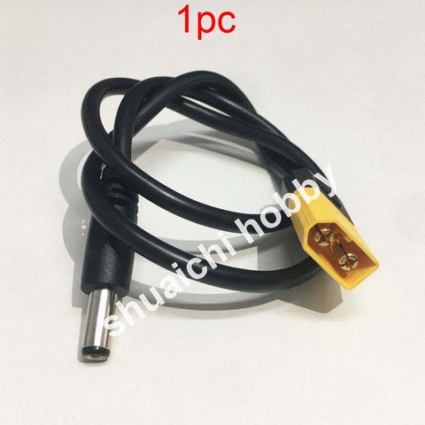 1PC XT60 Male Bullet Connector to Male DC5521 DC5525 Power Supply Adapter Cable for T12 TS100 Electric Soldering Iron RC Models ► Photo 1/6