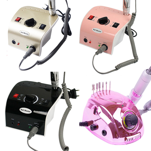 65W Electric Nail Drill Manicure Machine 35000RPM Milling Cutter Pedicure Drill Bits Kit Electric File Salon Use Nail Art Tools ► Photo 1/6