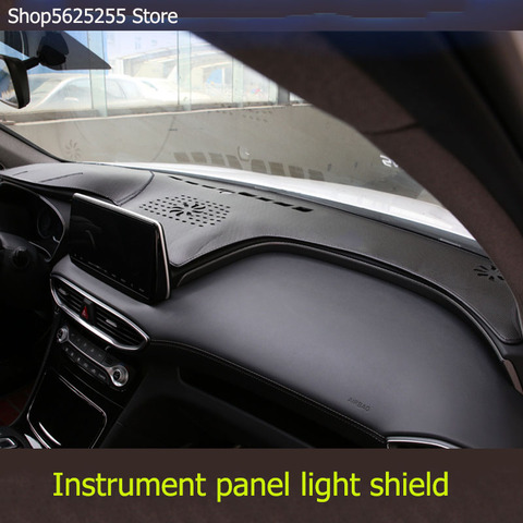 Car Dashboard Cover Mat Dashmat Sun Shade Pad For Hyundai Santa Fe 2022 Instrument Panel Carpets Anti-UV  Accessories ► Photo 1/5