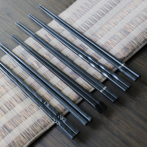 New 1 Pair Japanese chopsticks Alloy Non-Slip Sushi Food sticks Chop Sticks Chinese Gift reusable chopsticks dropshipping ► Photo 1/6