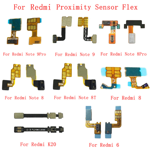 Light Proximity Sensor Flex Ribbon For Xiaomi Redmi Note 9 9Pro 8 8Pro 8T 10X K20 K30 Redmi 8 7 6 9 9C Proximity Sensor Flex ► Photo 1/6