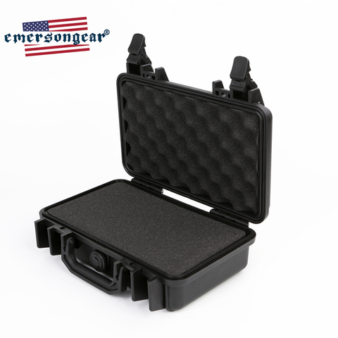 Emersongear Equipment Safety Box ABS Sealed Tactical Hard Pistol Gear box Case Padded Foam Lined Tool Hunting Box Container ► Photo 1/6