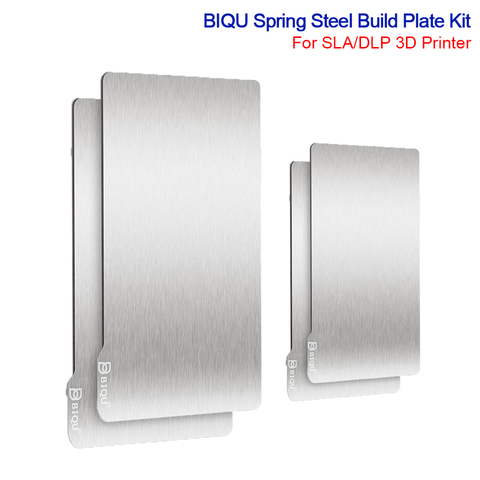 BIQU Spring Steel Flexible Build Plate Magnetic Base For Resin Printing 3D Printer Removal Spring Steel Sheet Anycubic Photon ► Photo 1/6