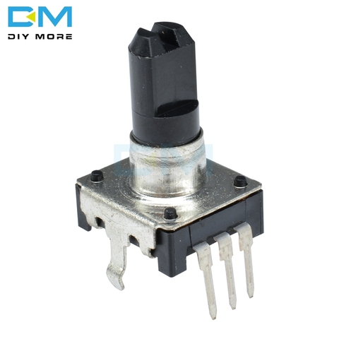 Rotary Encoder EC12 Audio Digital Potentiometer Handle DC 5V 10mA 360 Degree Angle 20 Pulse for PIC Or Microcontroller 15mm ► Photo 1/6